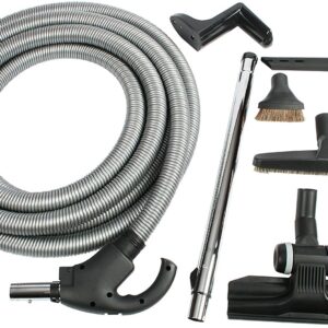 Deluxe Central Vacuum hard surface Tool with Hose Kit