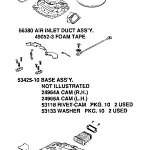 Upright 6-position Height Adjustment Knob 38053-